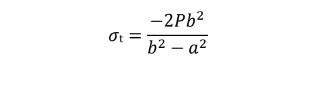 Equação de Tensão Máxima - Metal Duro
