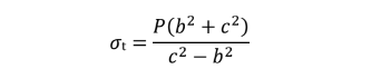 Equação de tensão - Metal Duro